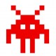 sticker alien pixel