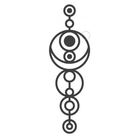 sticker alien pixel rouge