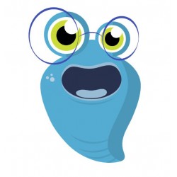 sticker extraterrestre deco chambre fille