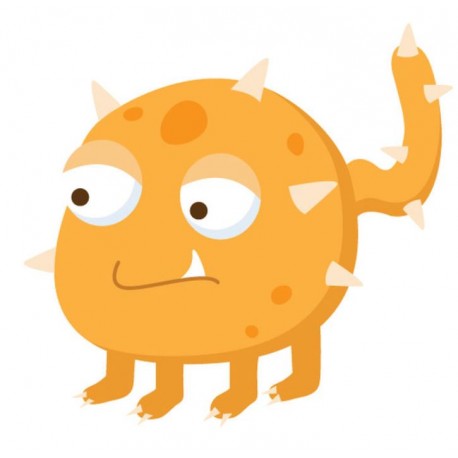 sticker extraterrestre jaune