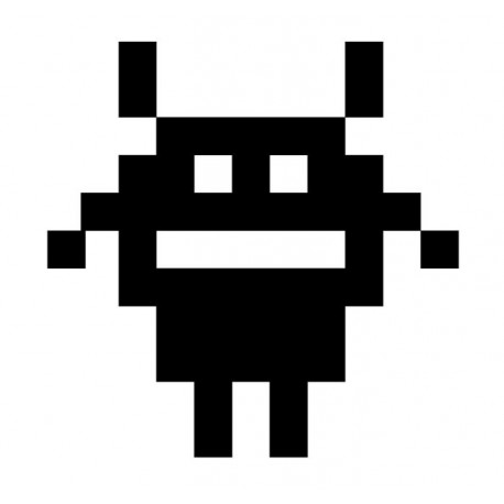 sticker extraterrestre violet