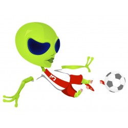 sticker mural extraterrestre enfant