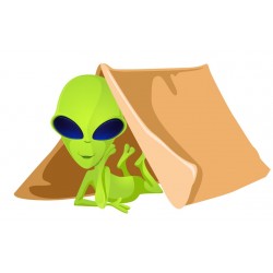 sticker ovni plongee sous marine