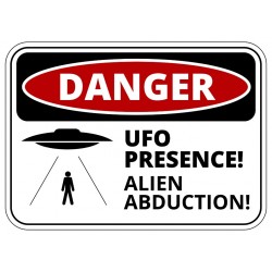 sticker panneau aliens activity area