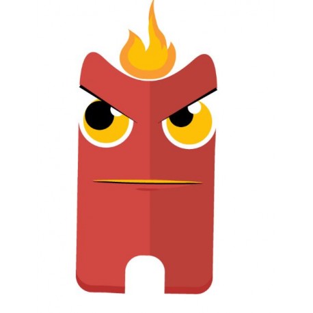 stickers muraux alien pixel