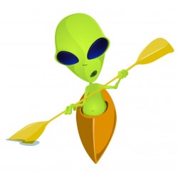 sticker soucoupe volante geant