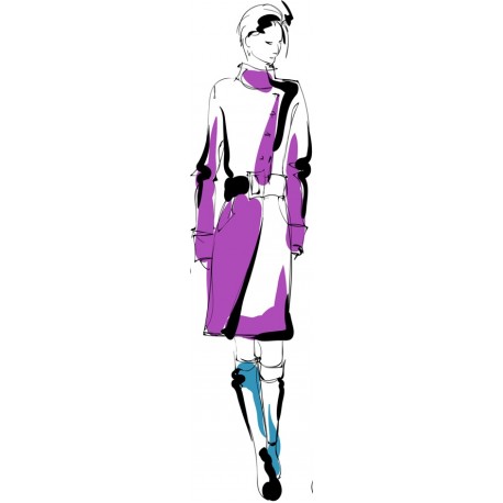 autocollant fashion femme