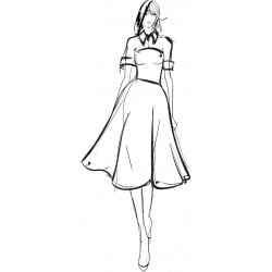 autocollant mural mode