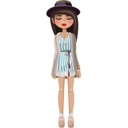 sticker fashion chambre