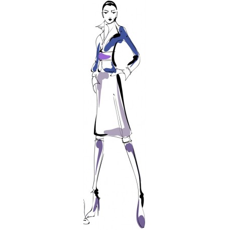 sticker fashion femme
