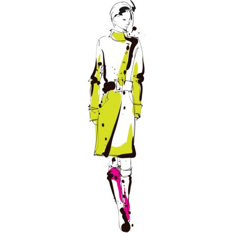 sticker fashion femme pas cher