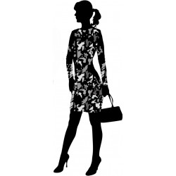 sticker mural fashion chambre fille