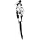 sticker mural fashion femme decoration