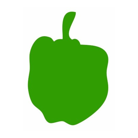 sticker mural deco Poivron