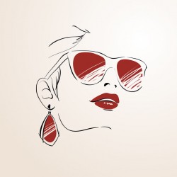 stickers fashion deco femme
