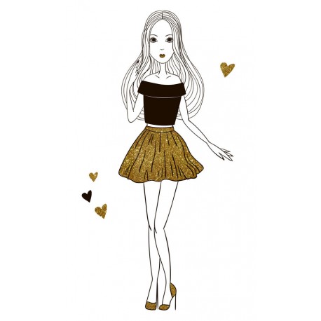 stickers mode fille