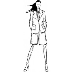 stickers muraux mode