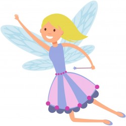 autocollant fee deco