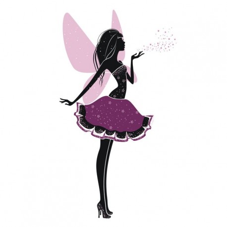 autocollant fee deco chambre fille