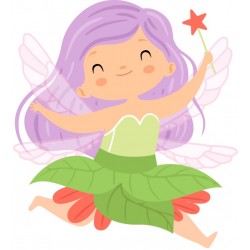 autocollant fee decoration