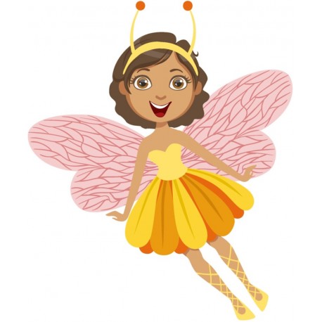 autocollant mural deco fee fille