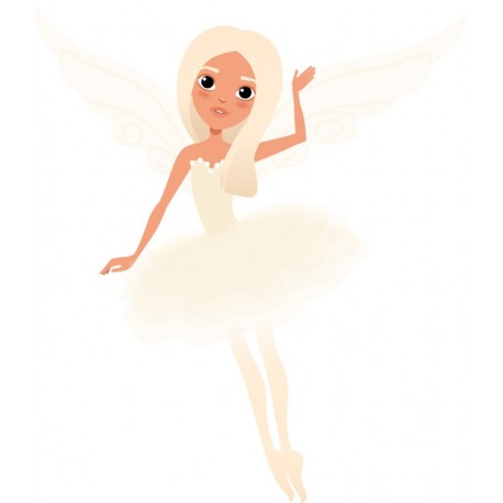 autocollant mural fee chambre fille
