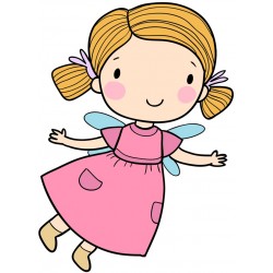 autocollants fee enfant chambre