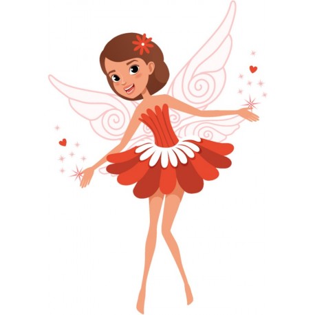 autocollants feerique chambre fille