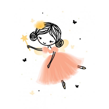 sticker deco fee chambre fille