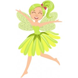 sticker deco fee fille