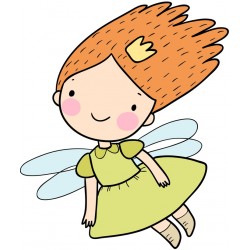 sticker mural fee enfant chambre