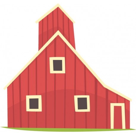 autocollant mural maison poupee decoratif