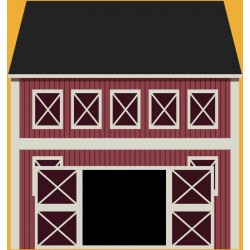 autocollants maison de poupee chambre fille