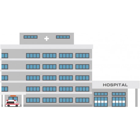 stickers maison poupee hopital