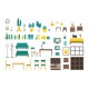 stickers maison poupee ferme
