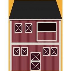 stickers muraux maison poupee cinema