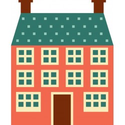 stickers muraux maison poupee clinique