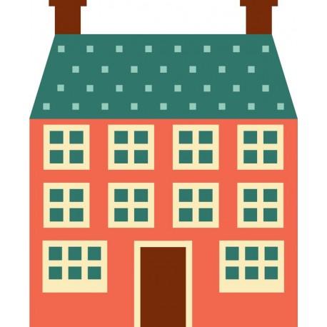 stickers muraux maison poupee clinique