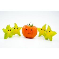 autocollant fruit rigolo decoration