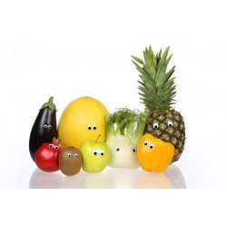 autocollant fruit rigolo etoile