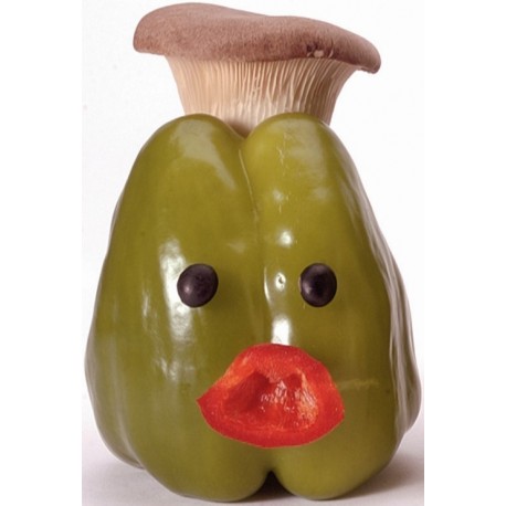 autocollant mural fruit rigolo avocat kiwi