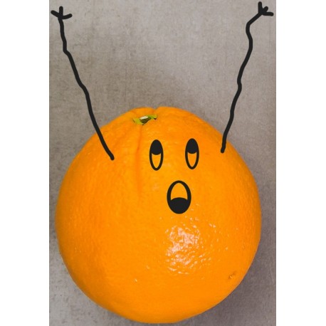 autocollant mural legume rigolo visage