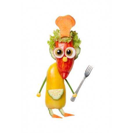 sticker fruit rigolo couleurs