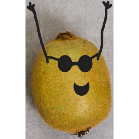 sticker fruit rigolo insecte