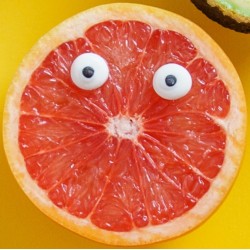 stickers fruit rigolo couple orange