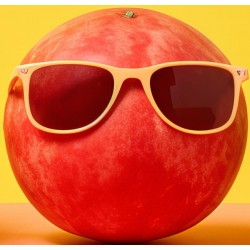 stickers fruit rigolo rouge tomate