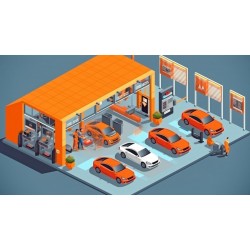 stickers muraux garage decoration