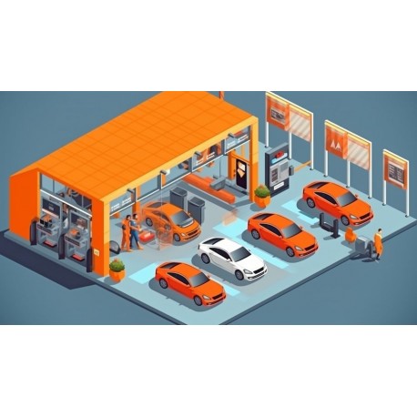 stickers muraux garage decoration