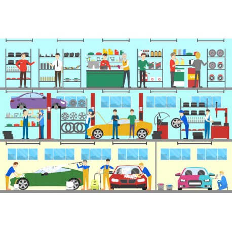 stickers muraux pneu