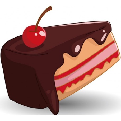 autocollant gateau cupcake